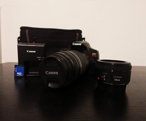 Canon eos rebel obiettivo - t6,